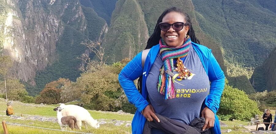 BUSTY ARCHEOLOGIST IN MACHU PICCHU