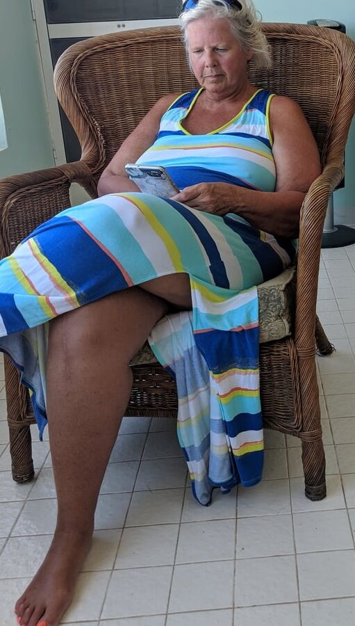 Miss Piggy at the beach