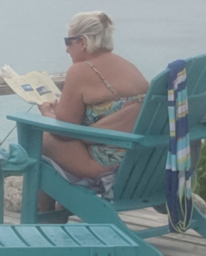 Miss Piggy at the beach