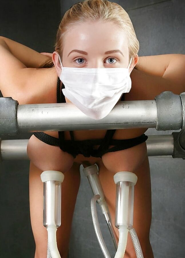 Girl in milking