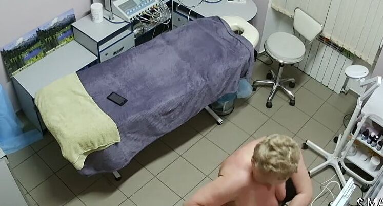 Hidden cameras. Beauty salon spying on mom