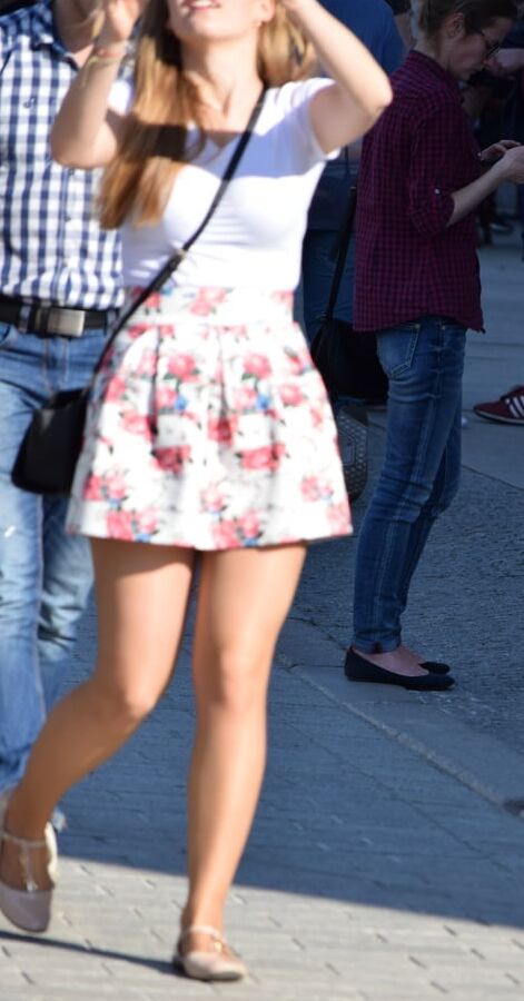 Street Pantyhose - Polish Chav Cunt