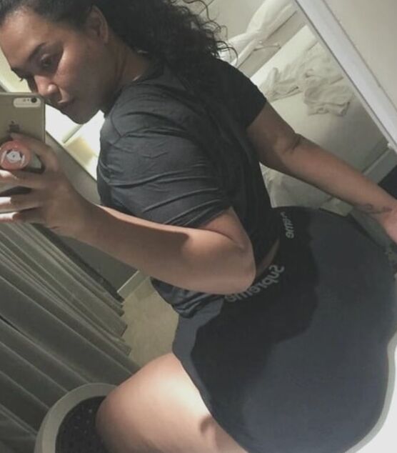 Sitting big assed woman