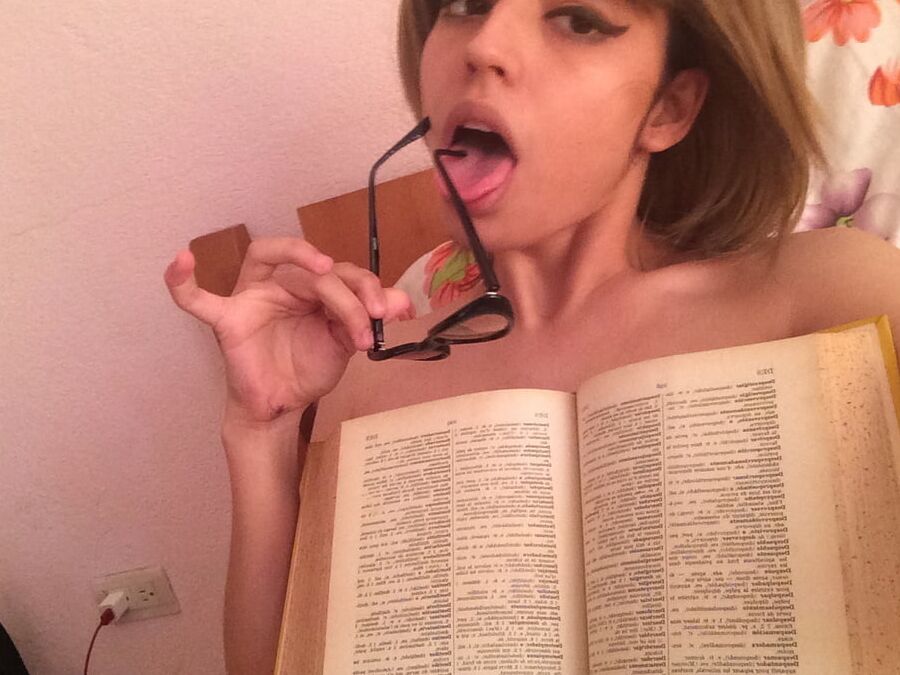 Abi cute super slut spanish exposed part study with me