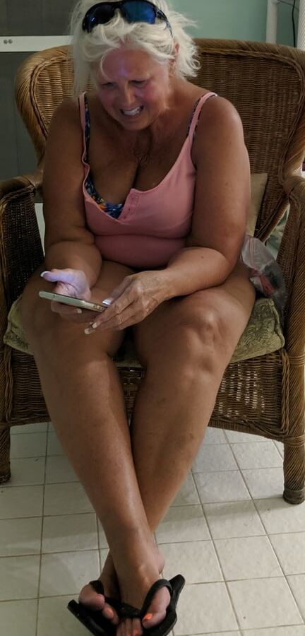 Miss Piggy at the beach