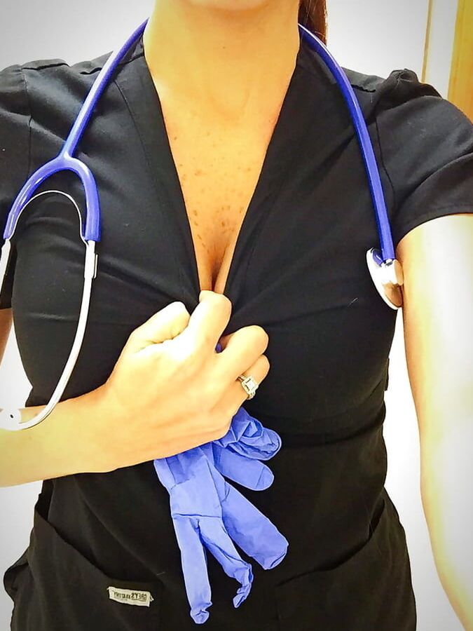 Nurse Cleavage