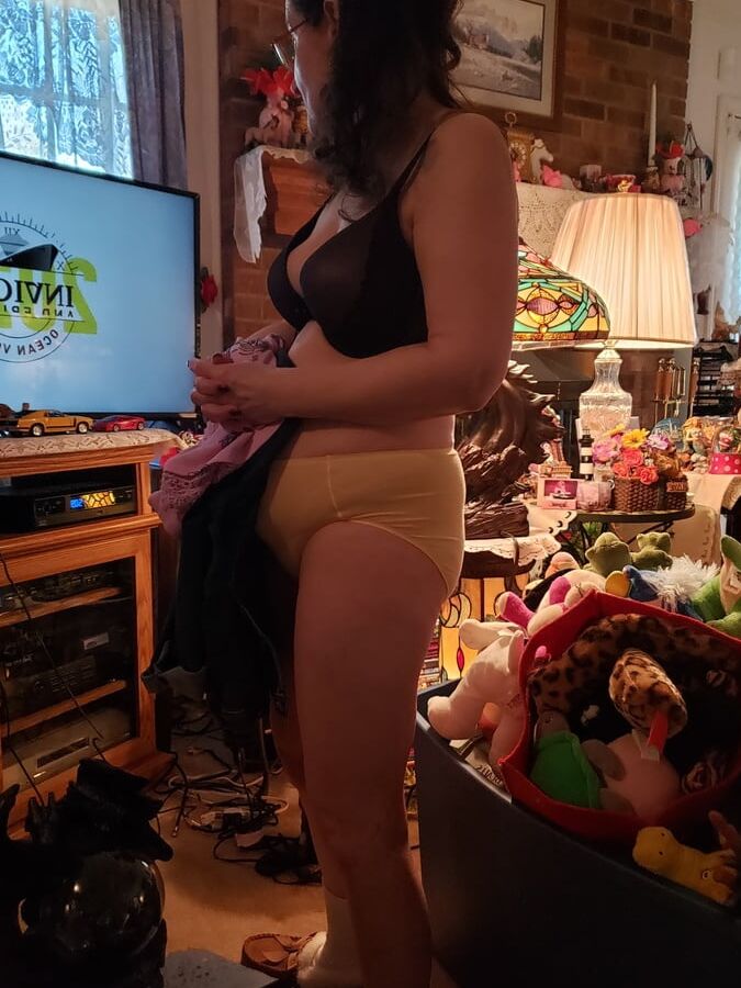 Slut in panties