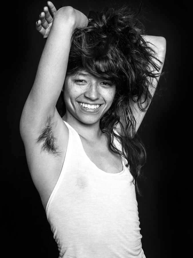 Vintage women with hairy armpits