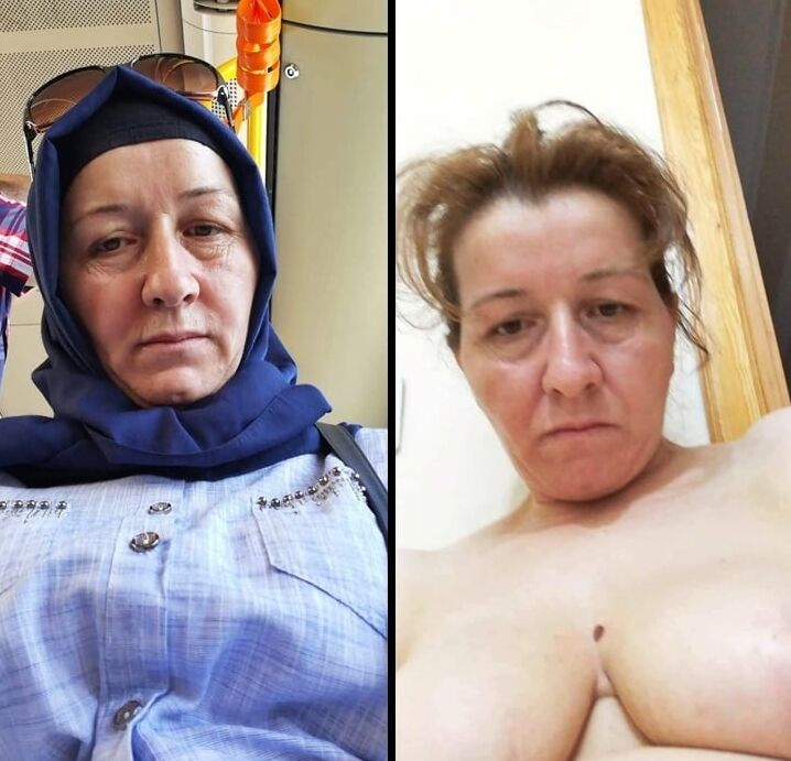 Turk turbanli anne evli turkish hijab tombul dolgun ifsa