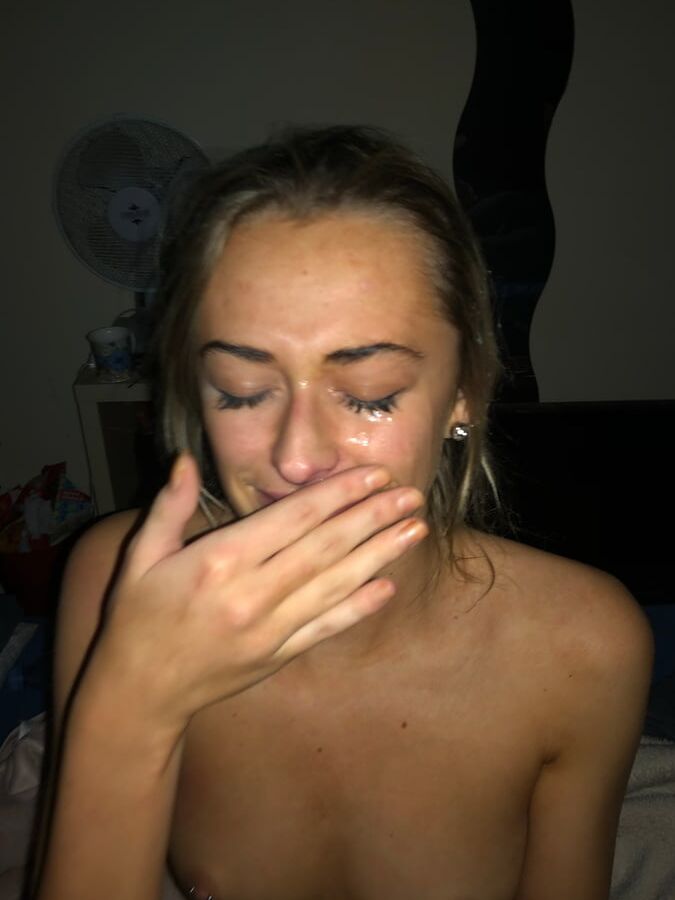 Sweetheart getting facialized