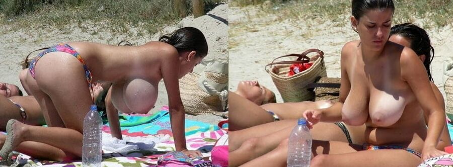 Beach boobs spotted