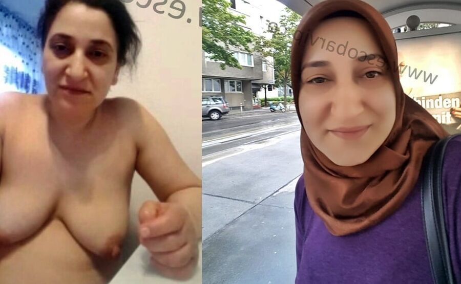 Turk turbanli anne evli turkish hijab tombul dolgun ifsa