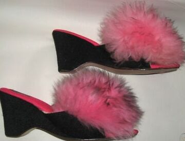 fluffy mules