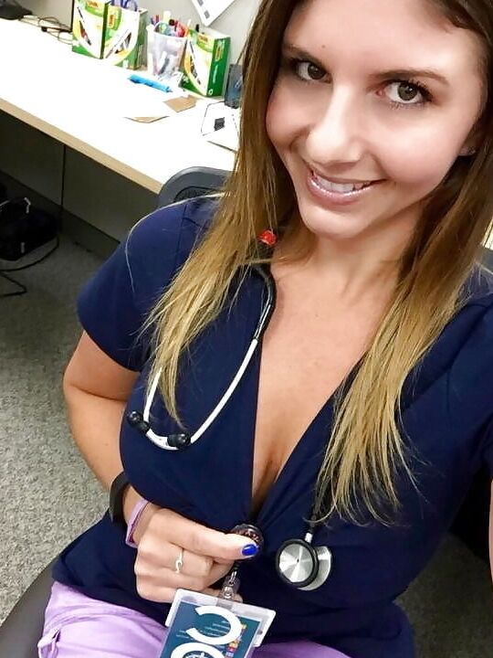 Nurse Cleavage