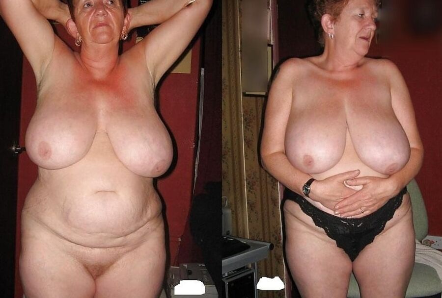 Granny with large breasts