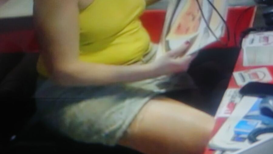 Live streame host in stockings
