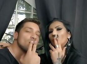 Mistress Kennya Smoking BDSM