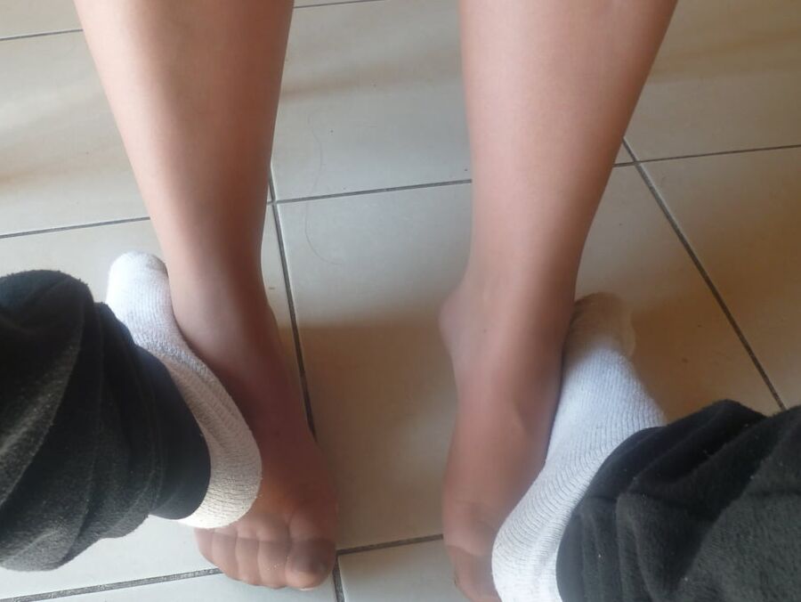 les pieds en dim up chair de ma salope