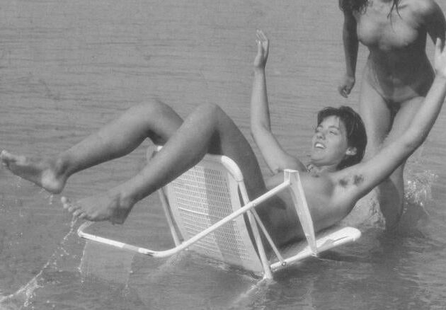Vintage women with hairy armpits