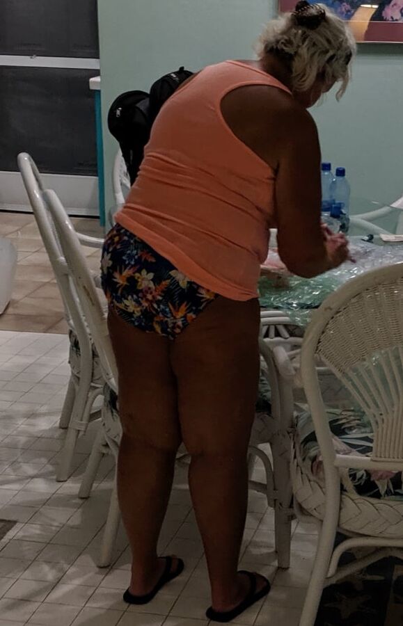 Miss Piggy at the beach