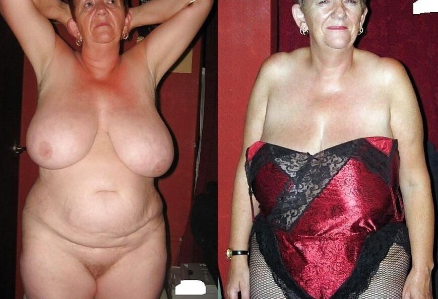 Granny with large breasts