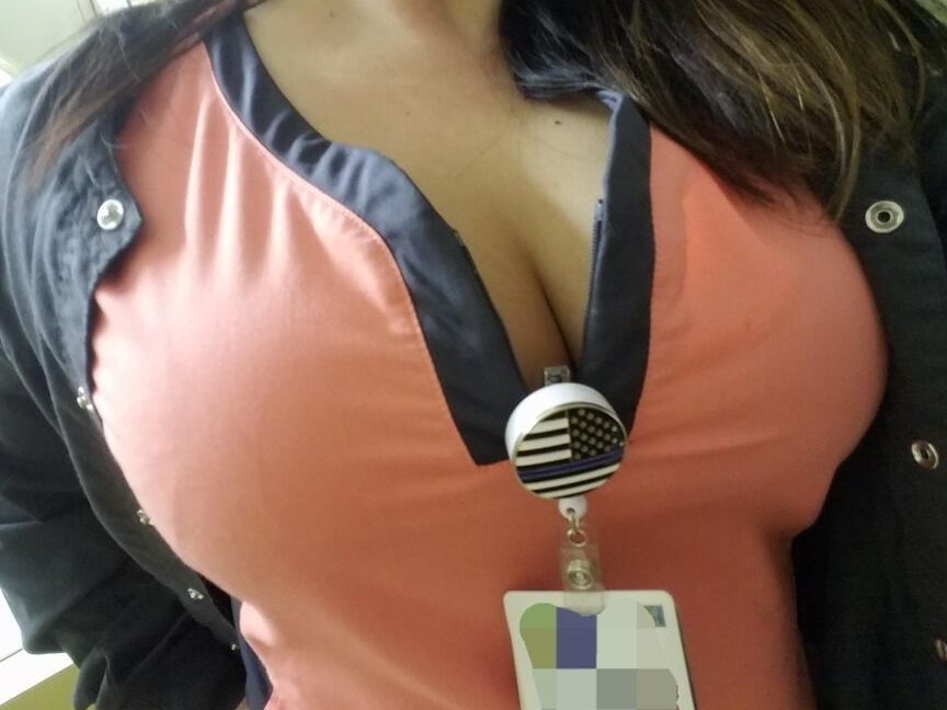 Nurse Cleavage
