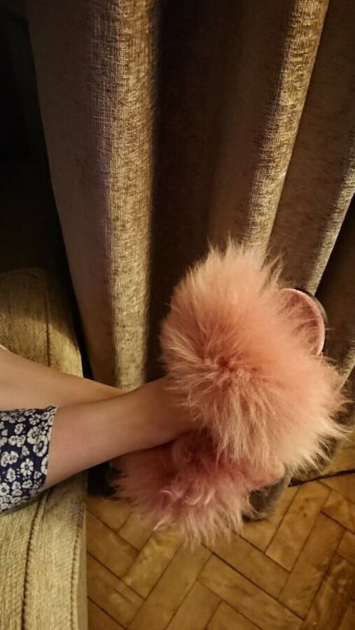 fluffy mules