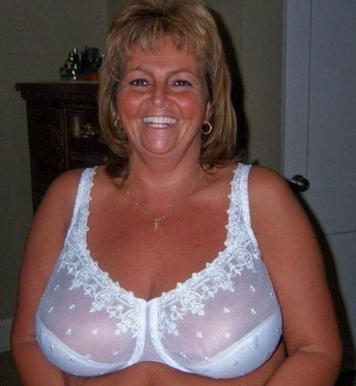 Older and hot (White bra)