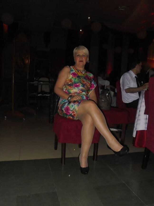 Pantyhose matures mix
