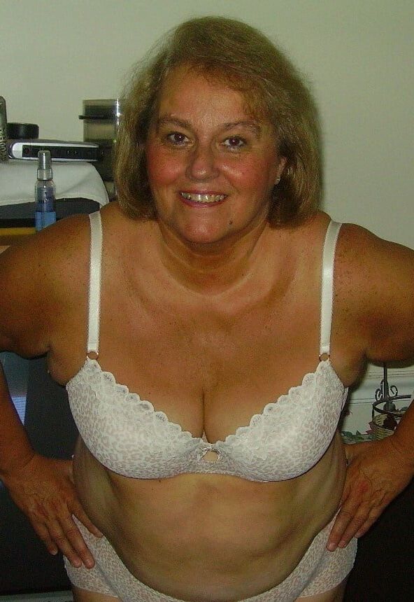 Older and hot (White bra)
