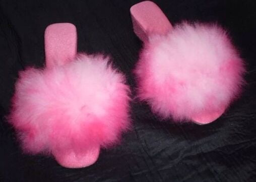 fluffy mules