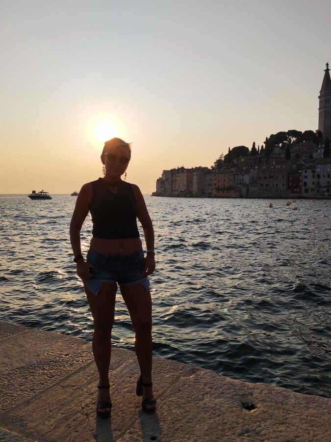 Blonde beatuy on holiday