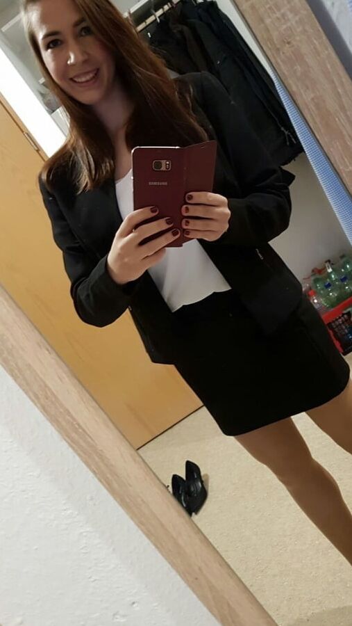 Dumb Fuck German GF in Tights