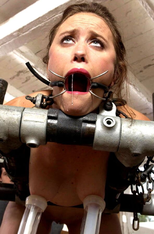 Girl in milking