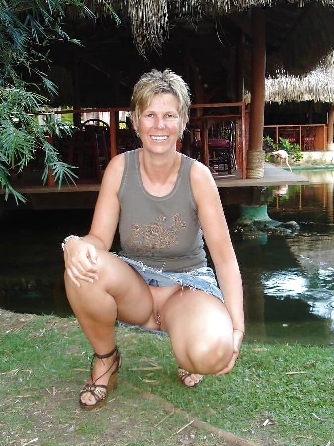 Kinky naughty desi MILF public nudity ()