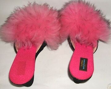 fluffy mules