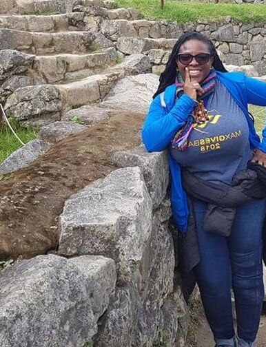 BUSTY ARCHEOLOGIST IN MACHU PICCHU