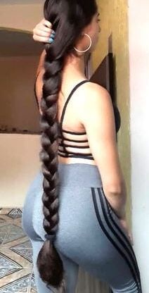 Amazing ponytail