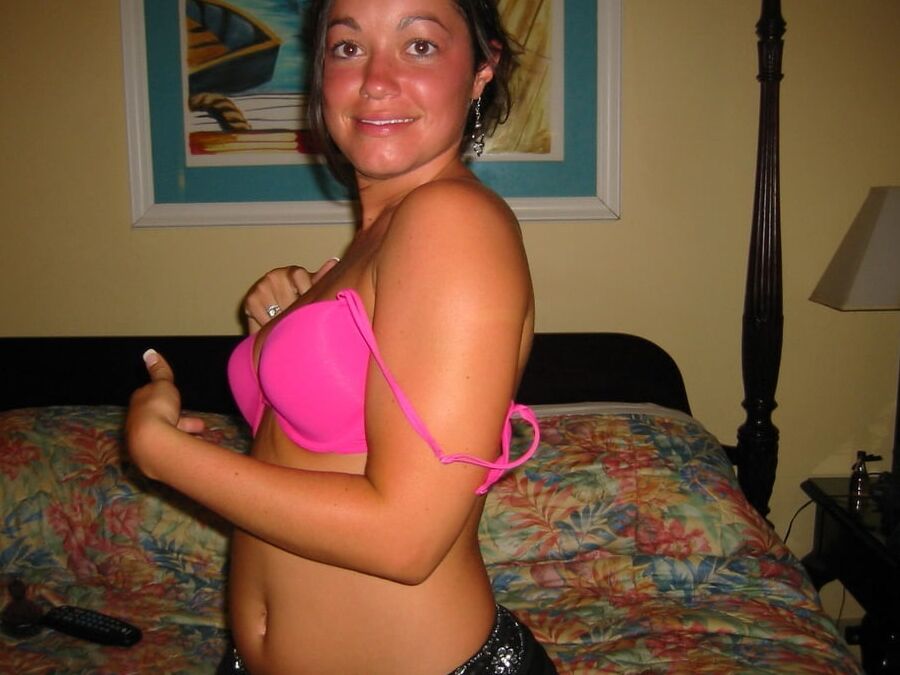 Happy Brunette girfriend