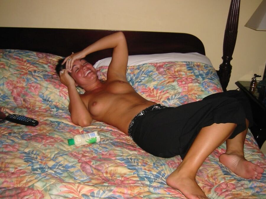 Happy Brunette girfriend