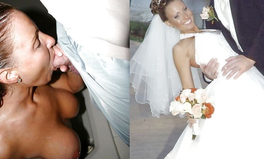 Amateur Brides still love sucking cocks
