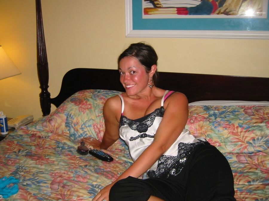 Happy Brunette girfriend