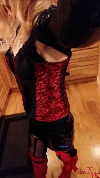 Jenna Bliss in corset