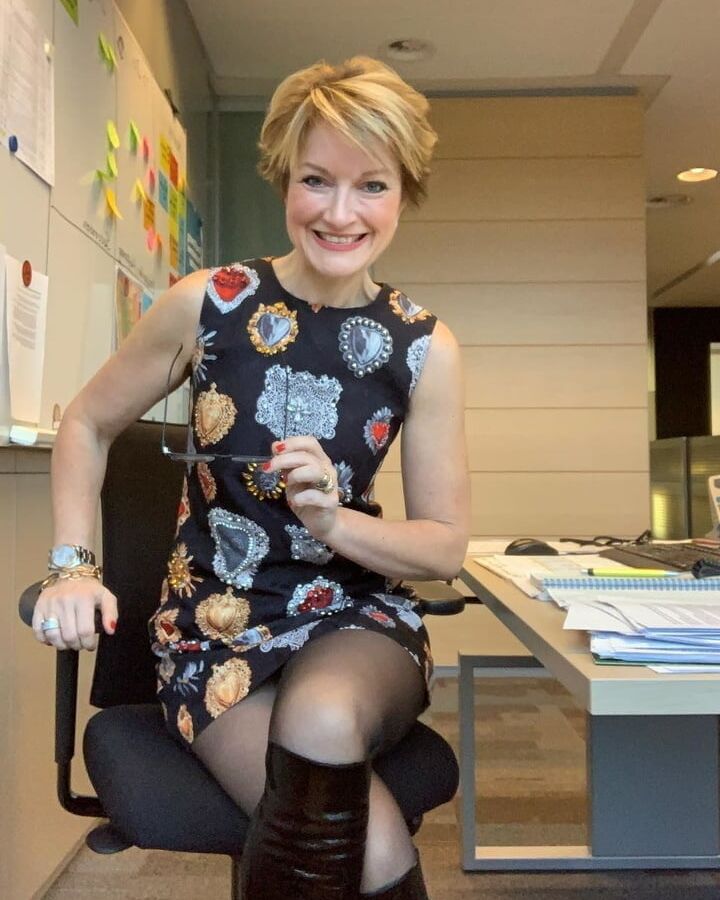 Hot Mature Katrin at work