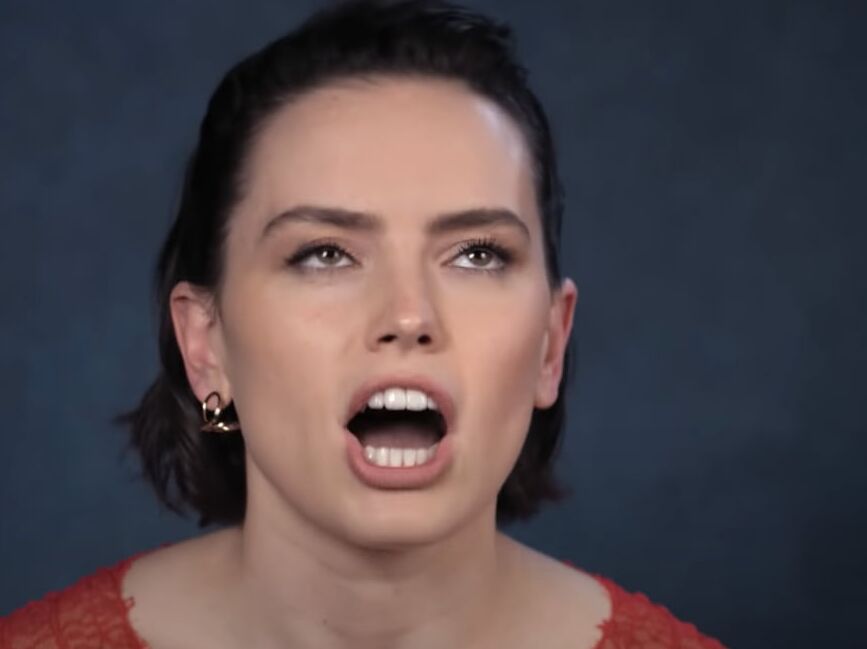 Daisy Ridley Face &amp; Teeth II