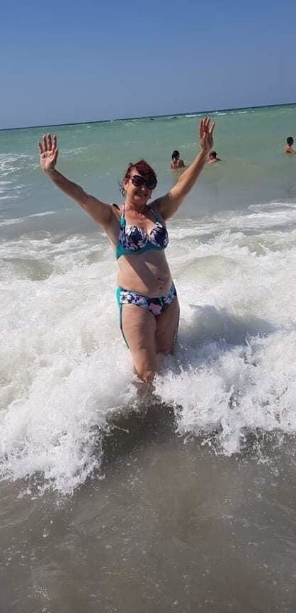 On the beach