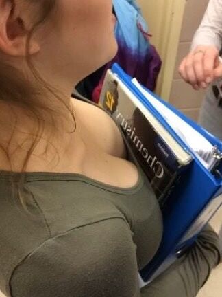 Candid teen
