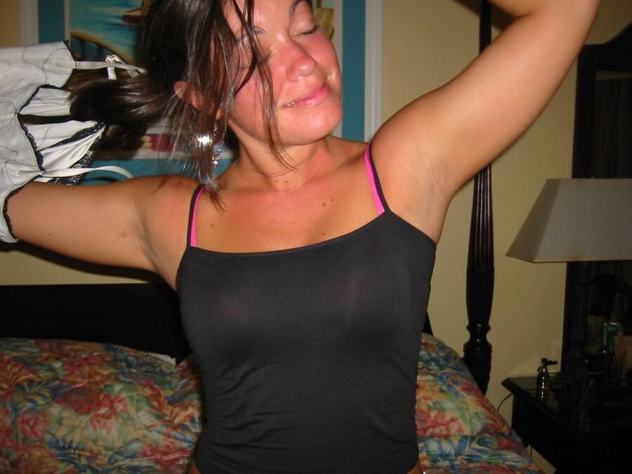 Happy Brunette girfriend