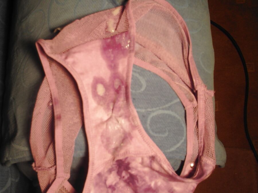 piss on purple dress