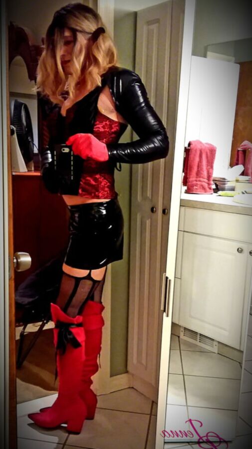 Jenna Bliss in corset